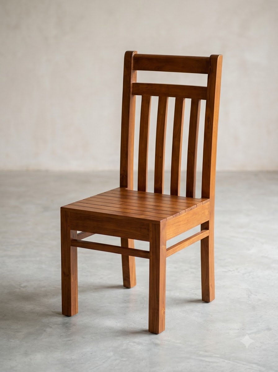 Woodcooper slat-back wooden chair