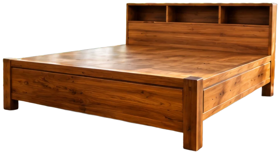 Bookshelf Headboard Bedstead