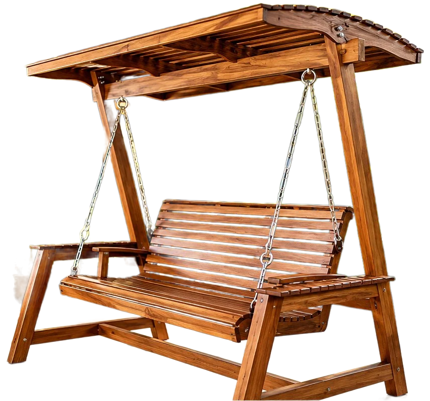 Canopy Swing with Slatted Roof