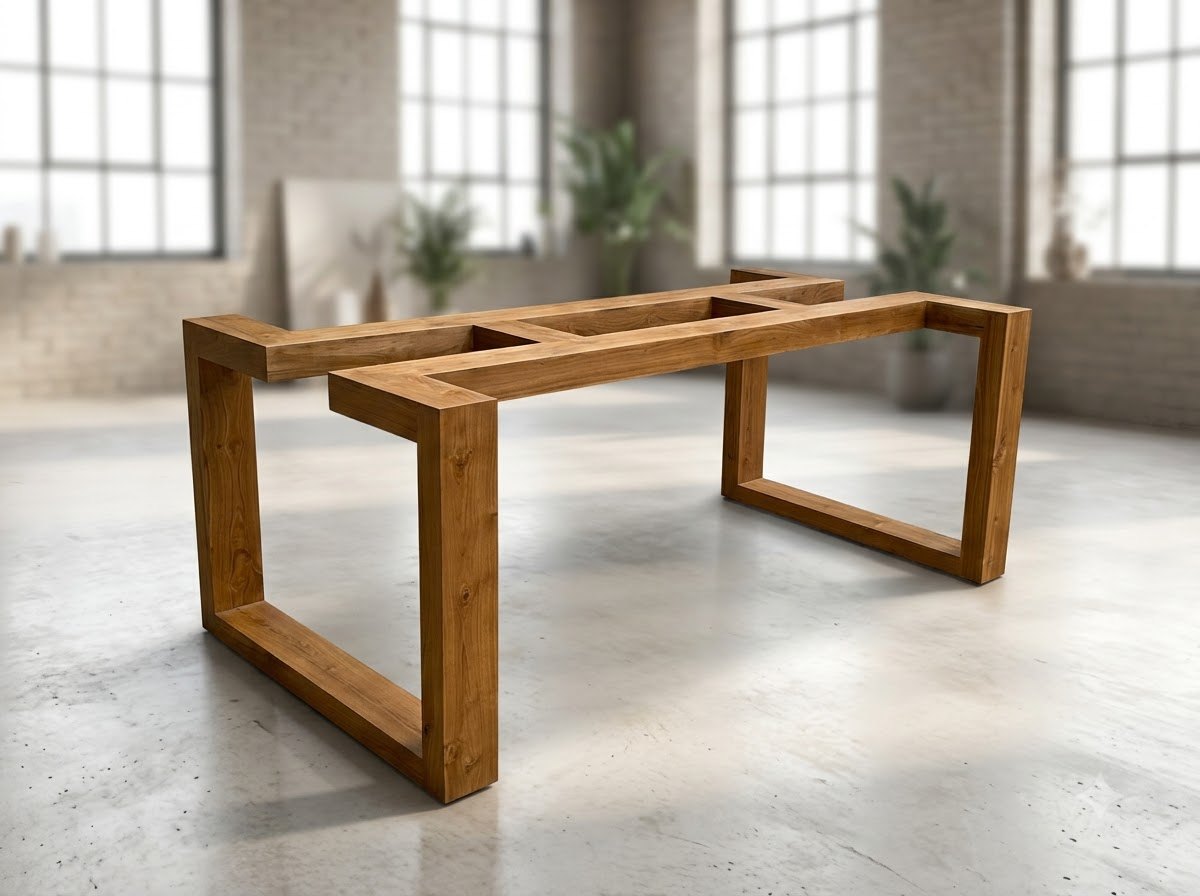 L-Frame Table Base